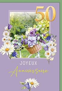 Carte Anniv. 50 ans