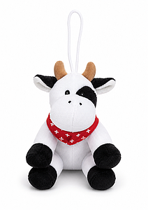 Peluche vache assise ~15cm