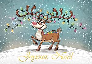 Carte A5 Joyeux Noël
