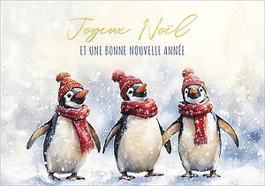 Carte A5 Joyeux Noël et Bonne Année