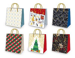 Geschenktaschen M 2.90/St. (x10=VE) Weihnachten