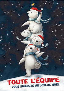 Carte A5 Joyeux Noël