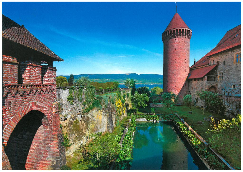 Postcards 27514 Estavayer-le-Lac, Château de Chenaux