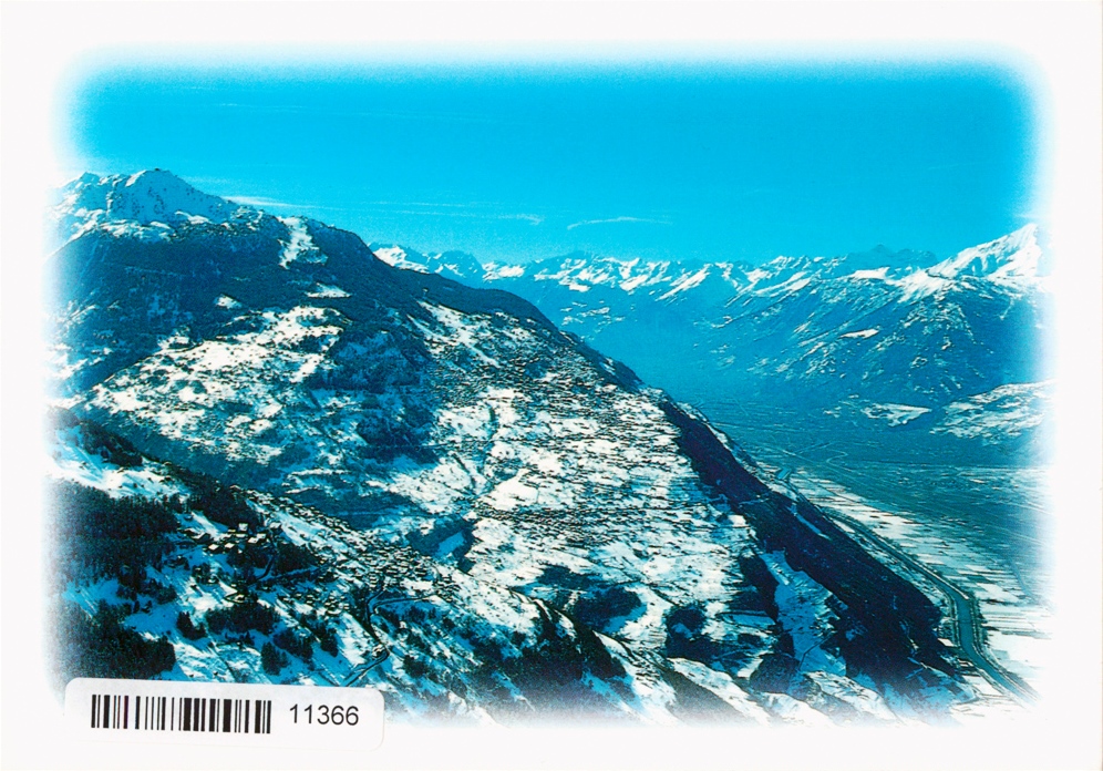 Postcards 11366 w Veysonnaz, Nendaz, plaine Rhone