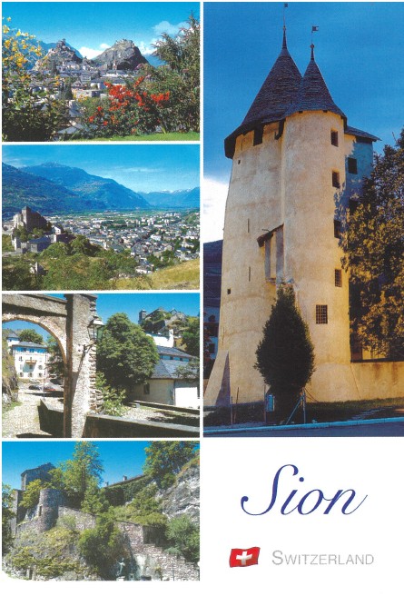 Postcards 12180 Sion