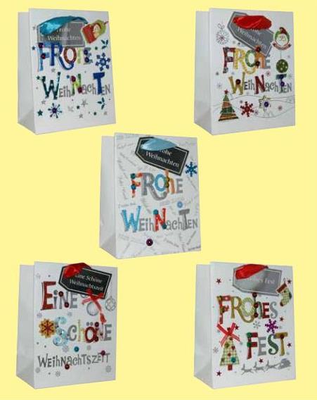 Série 10 sacs-cadeaux S Noël 2.90