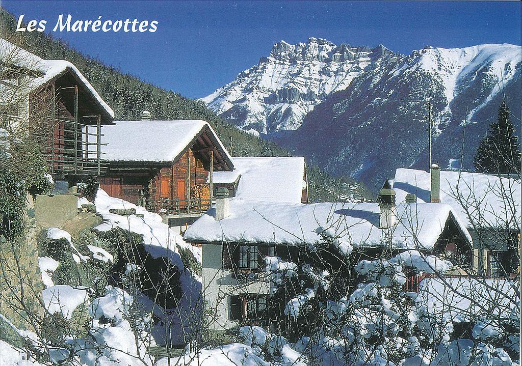 Postcards 28538 w Les Marécottes, les Dents de Morcles