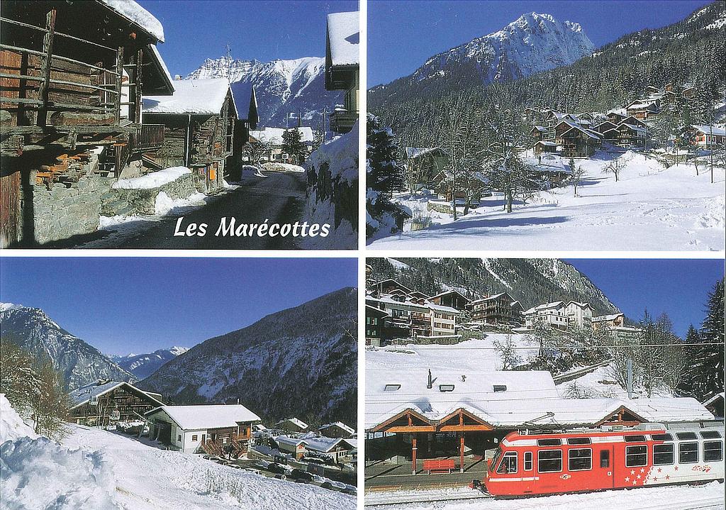 Postcards 28539 w Les Marécottes, Vallée du Trient
