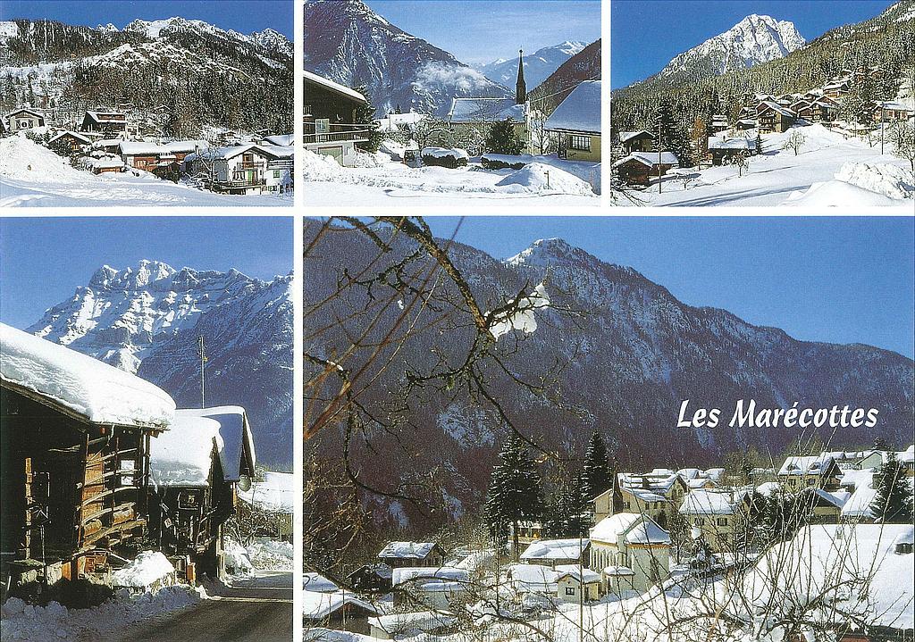 Postcards 28540 w Les Marécottes