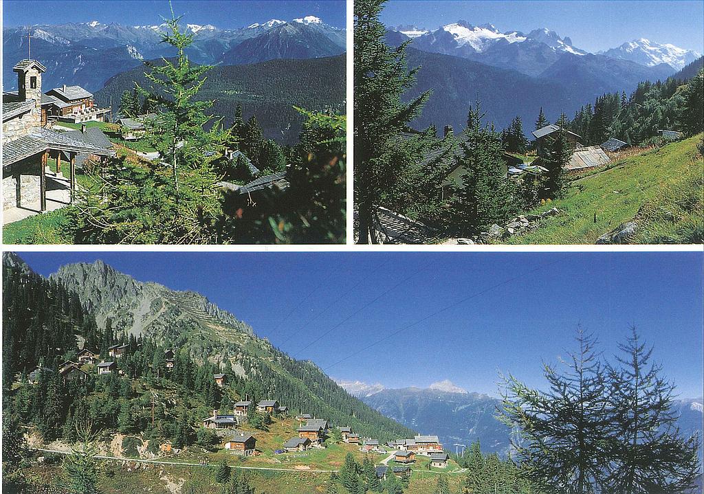 Postcards 28041 La Creusaz, Grand Combin, Trient, Mont Blanc