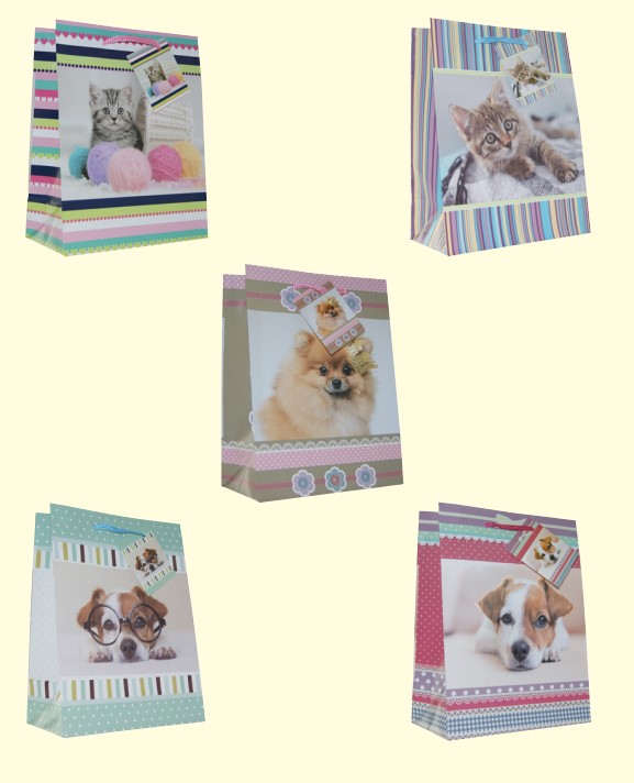 Sacs-cadeaux M Fr. 2.90/pce x10 (UV) "chats/chiens" 