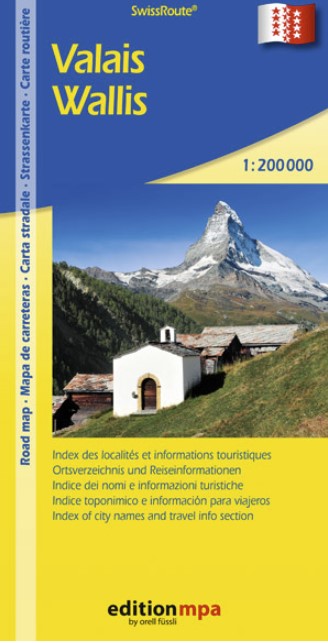 Carte routière Valais 