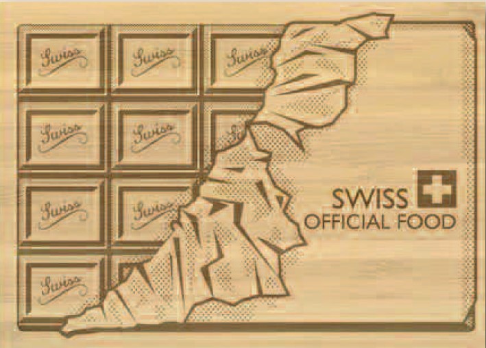 Postcards Bamboo Chocolat suisse