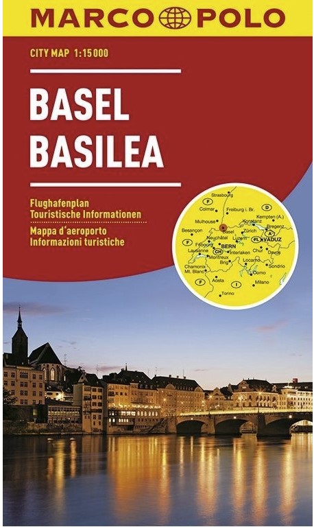 Bâle, plan de ville Marco polo 1:15'000