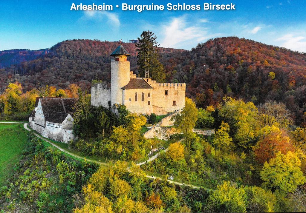 Postcards 29343 Arlesheim, Burgruine Schloss Birseck