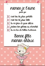 Carte Fête des Mères