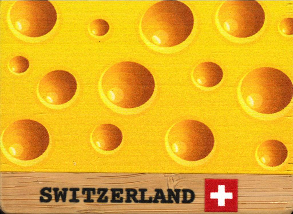 Magnet Bambus Käse Switzerland