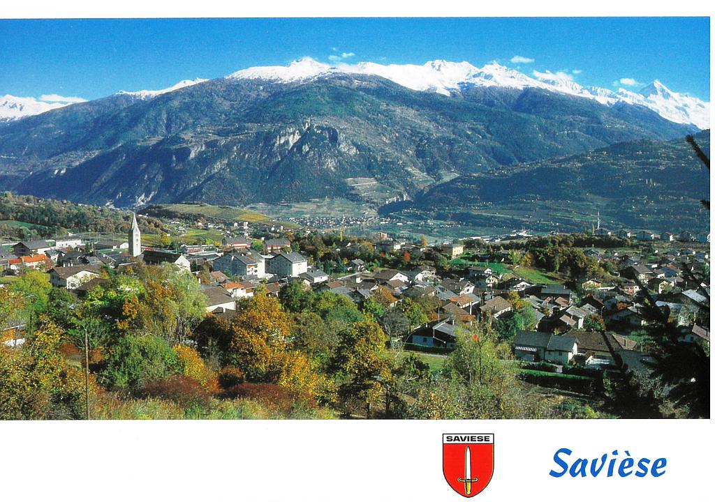 Postcards 44039 Savièse (St-Germain, Val d'Hérens, Dent Blanche
