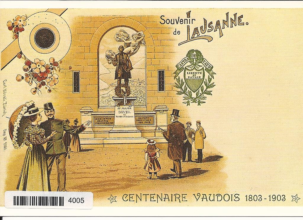 Postcards [Fr.2.- Litho] 04005 Lausanne Centenaire