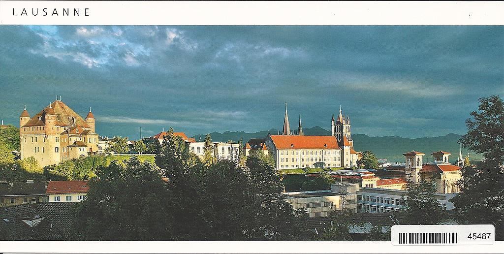Postcards Pano 45487 Lausanne