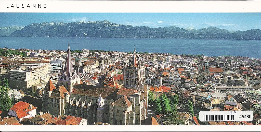 Postcards Pano 45489 Lausanne