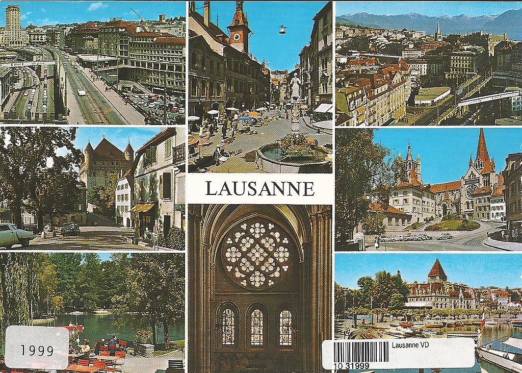 Postcards 01999 Lausanne