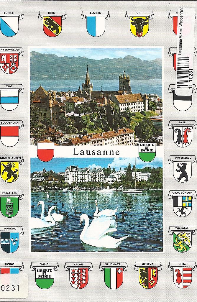 Postcards 10231 Lausanne