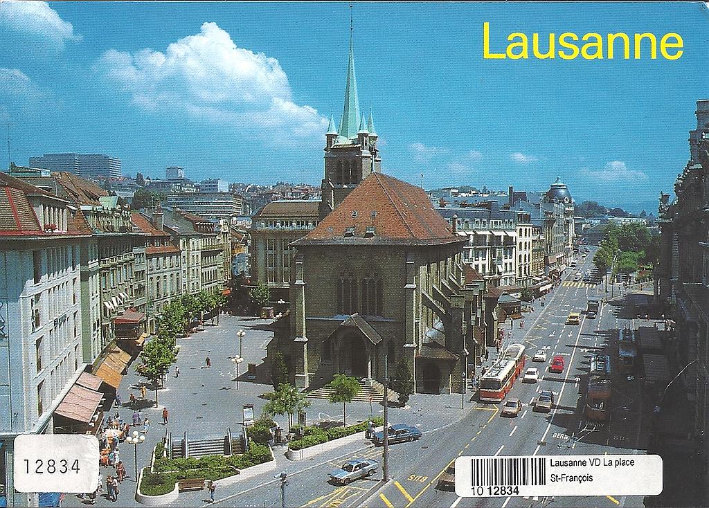 Postcards 12834 Lausanne