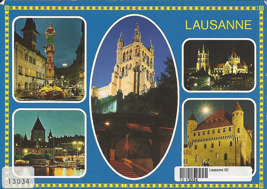 Postcards 13034 Lausanne