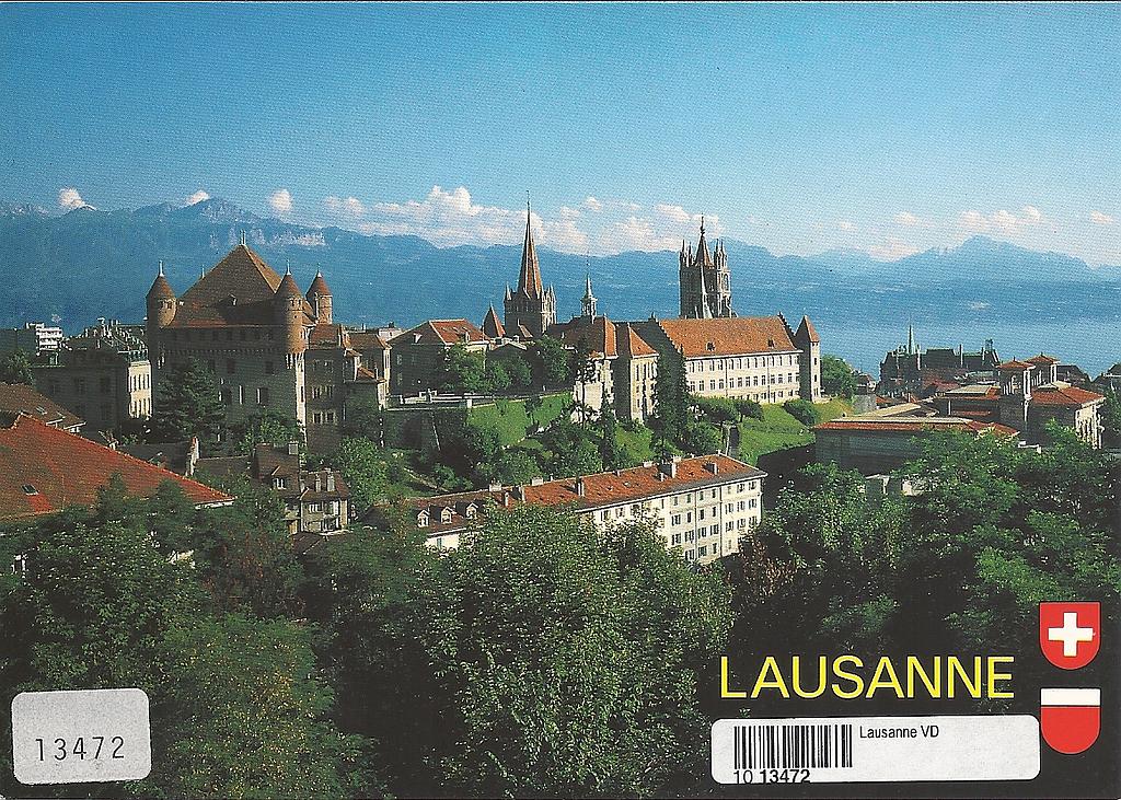 Postcards 13472 Lausanne