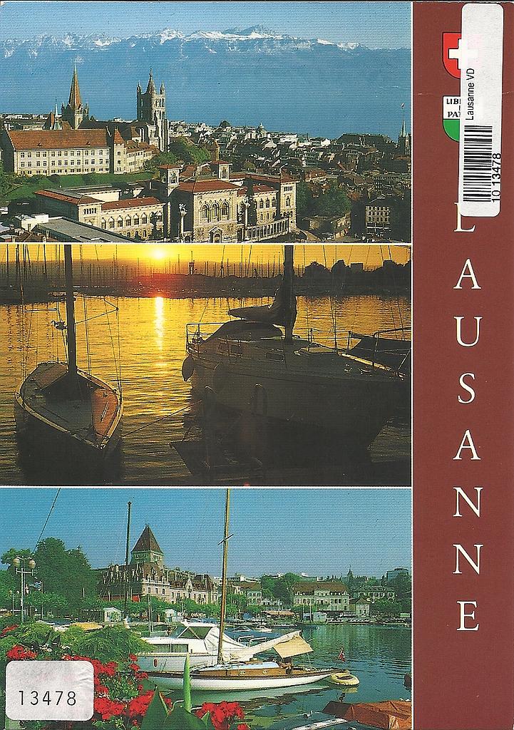 Postcards 13478 Lausanne