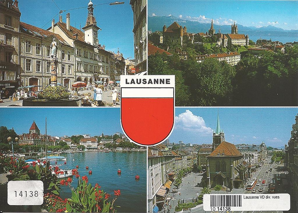 Postcards 14138 Lausanne