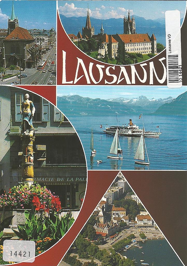 Postcards 14421 Lausanne