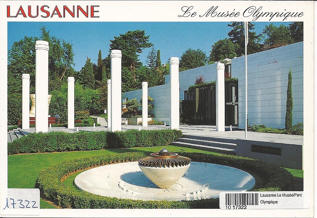 Postcards 17322 Lausanne Olympische Museum