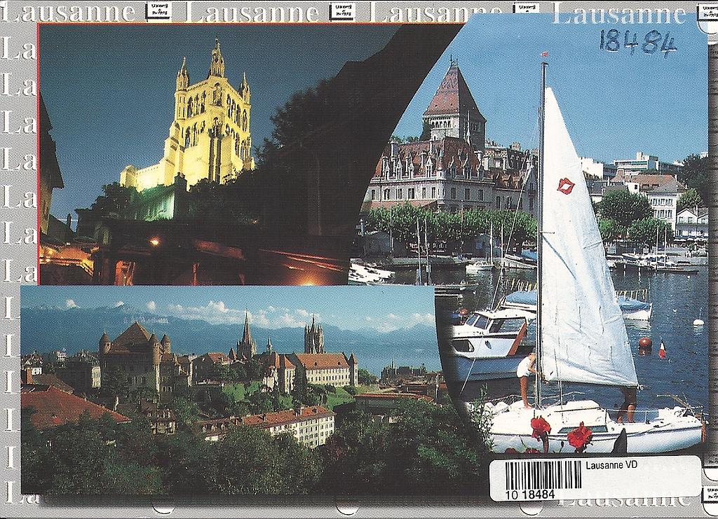 Postcards 18484 Lausanne