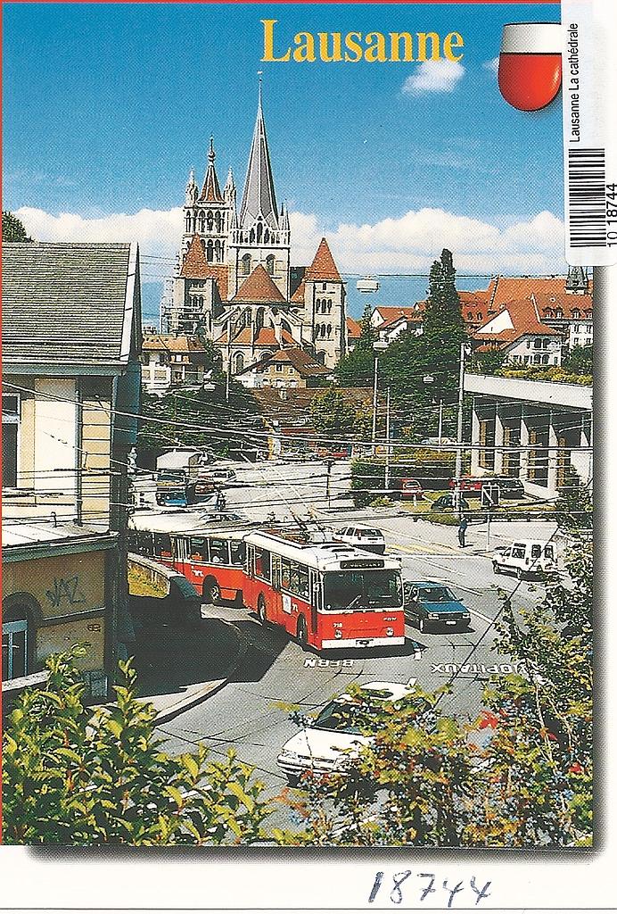Postcards 18744 Lausanne