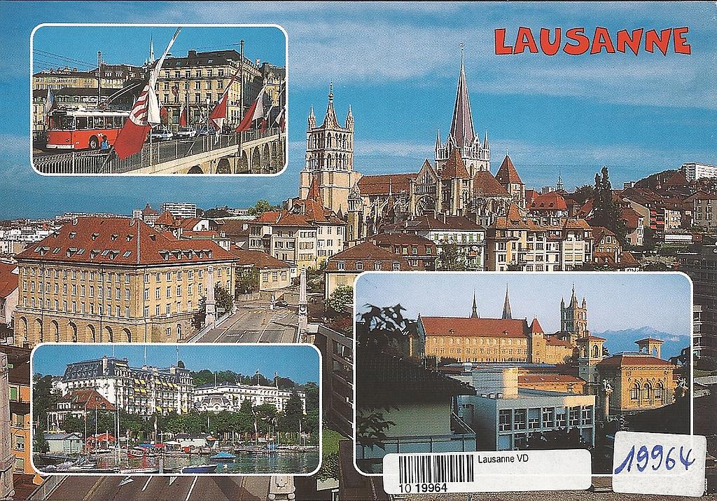Postcards 19964 Lausanne