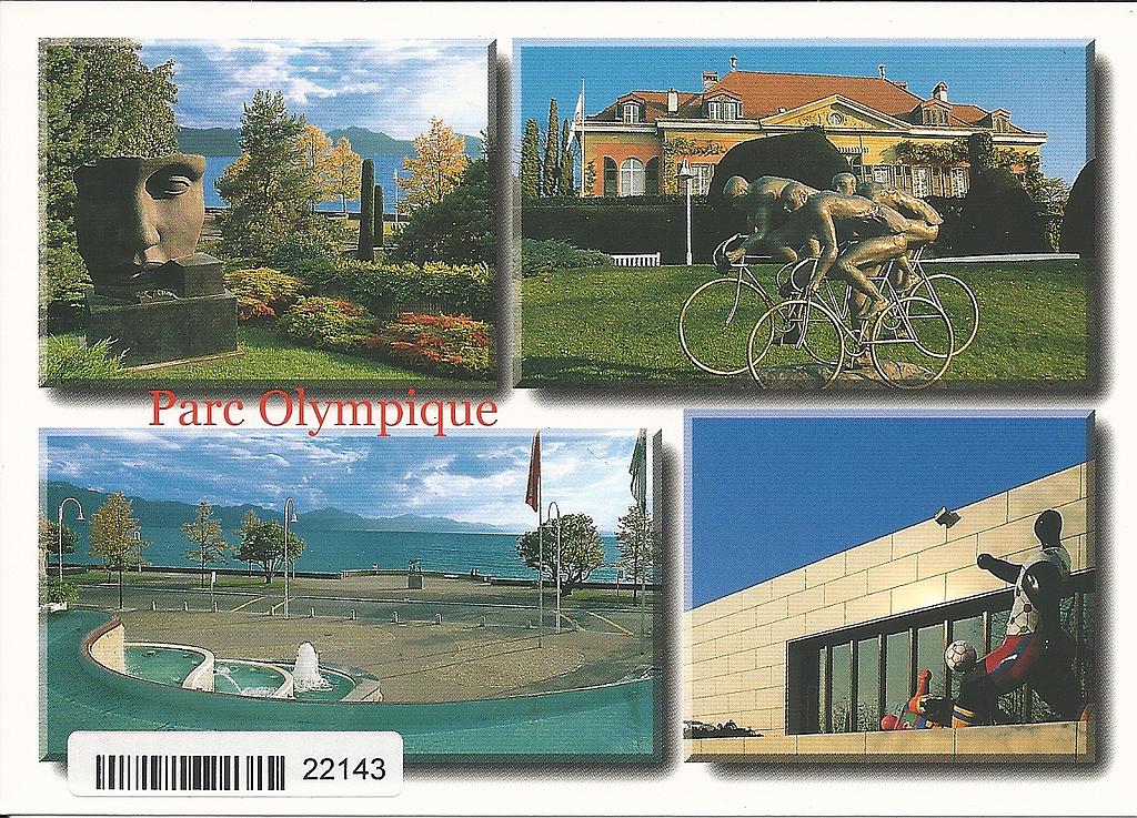 Postcards22143 Lausanne Olympischen Park