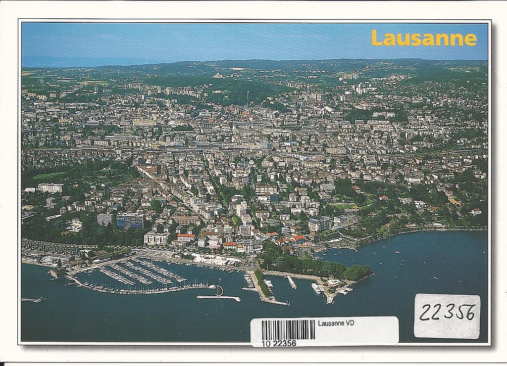 Postcards 22356 Lausanne