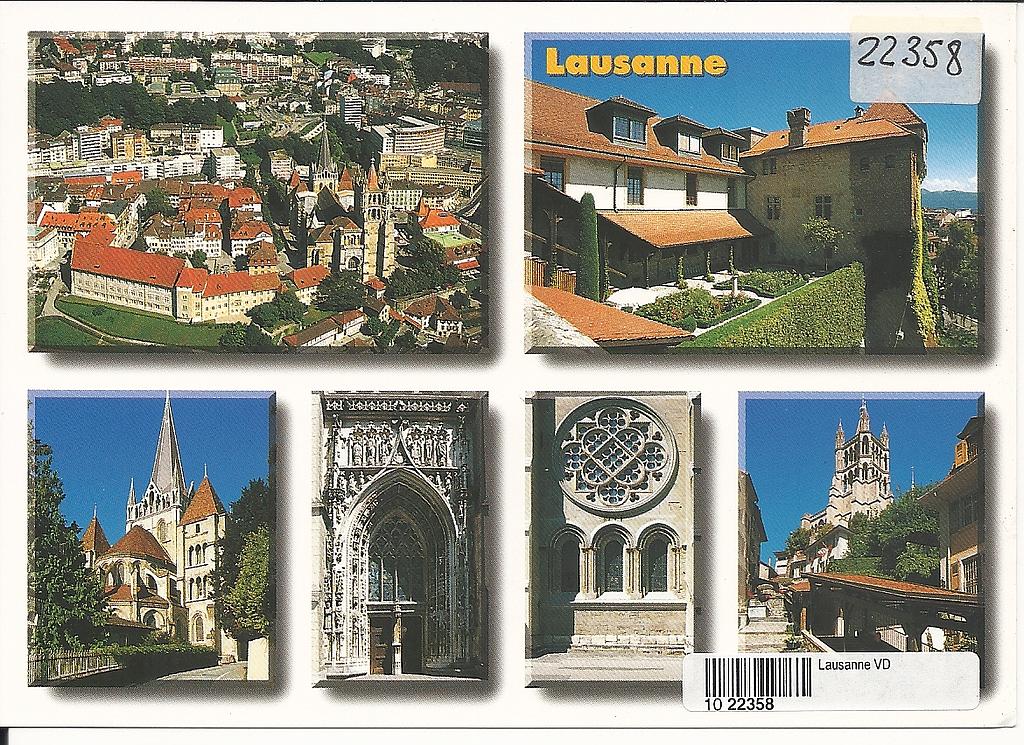 Postcards 22358 Lausanne