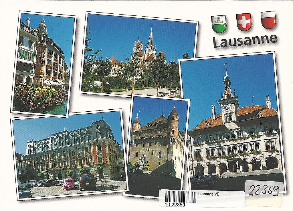 Postcards 22359 Lausanne