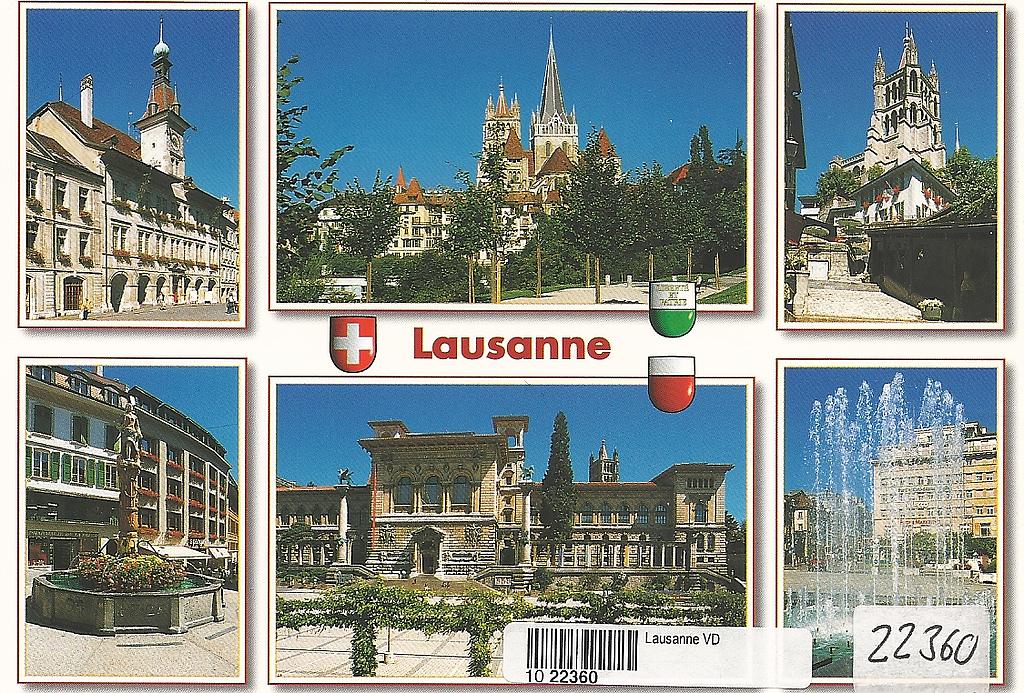 Postcards 22360 Lausanne