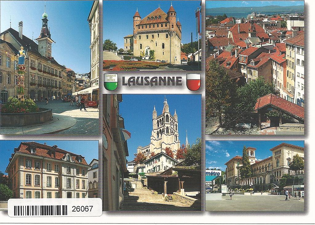 Postcards 26067 Lausanne