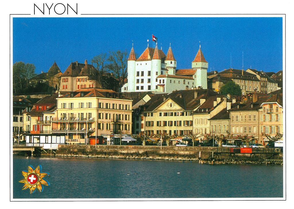 Postcards 22739 Nyon VD (château, bord du Léman)