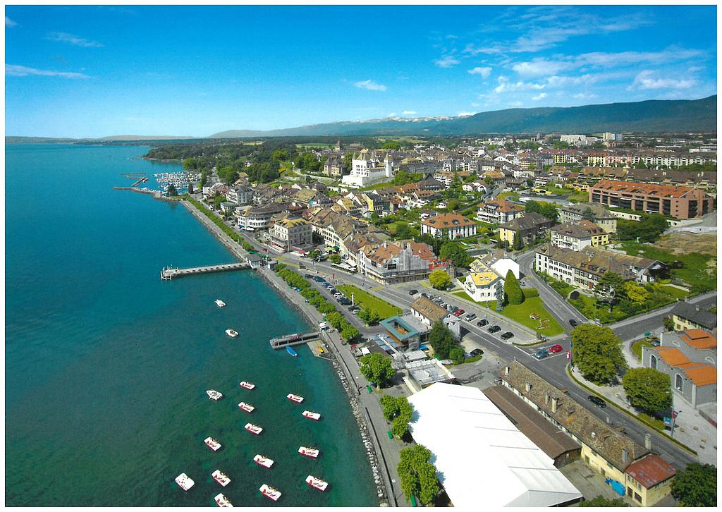 Postcards 26919 Nyon VD (Ville avec château, Léman)