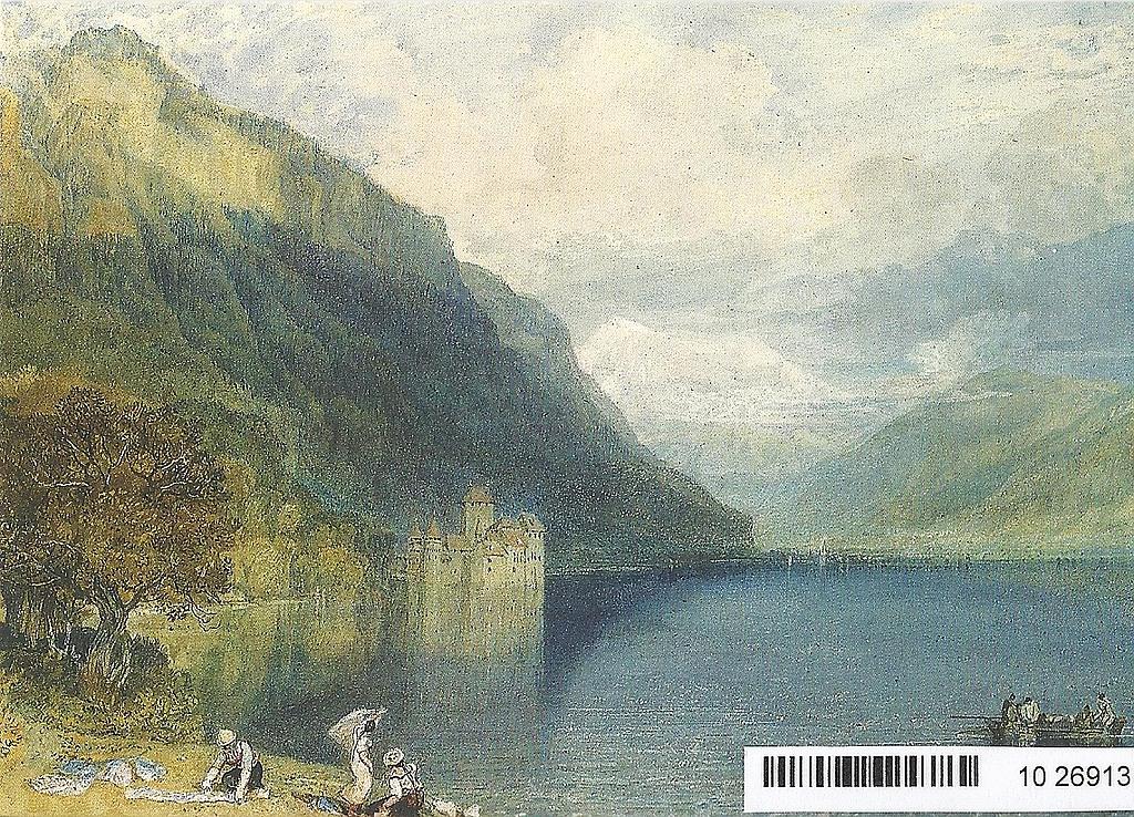 Postcards [Fr.2.- Litho] 26913 Schloss Chillon