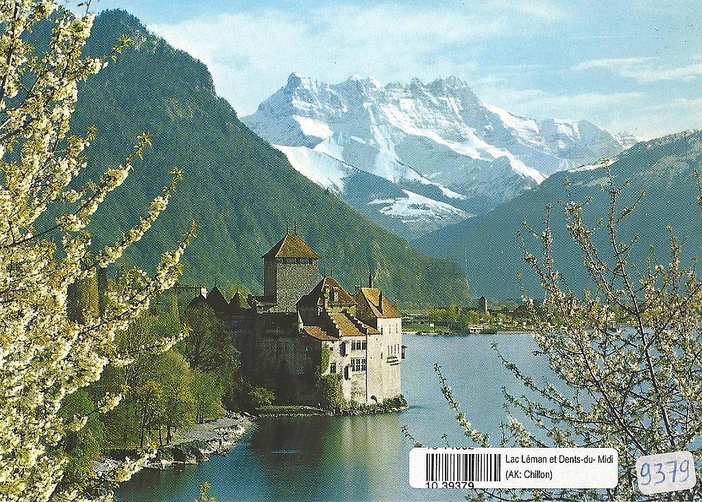 Postcards 09379 Schloss Chillon