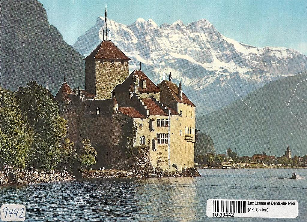 Postcards 09442 Schloss Chillon