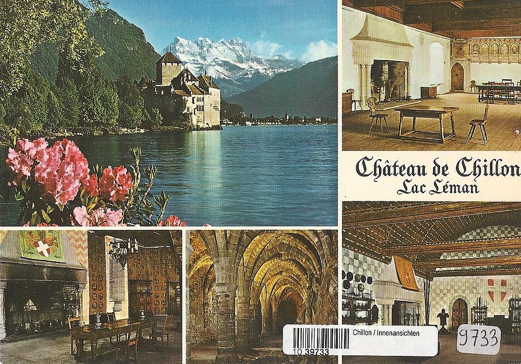 Postcards 09733 Château de Chillon