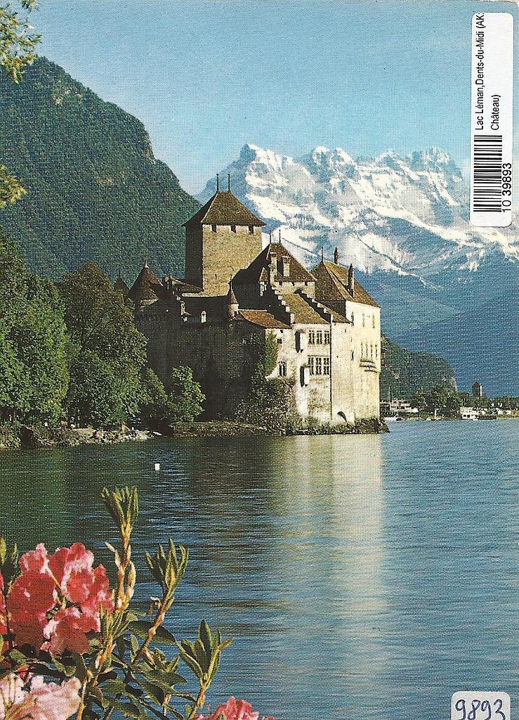 Postcards 09893 Château de Chillon